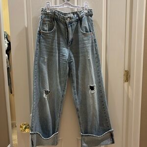 Zara high-rise pants size 13/14 girls runs big